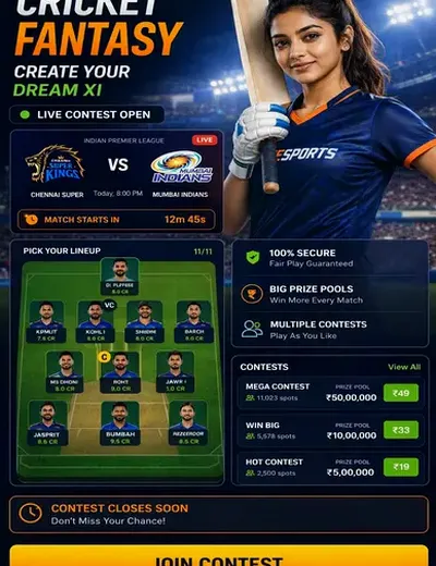 Slotstemple (slots temple) fantasy cricket & matchday visual 3